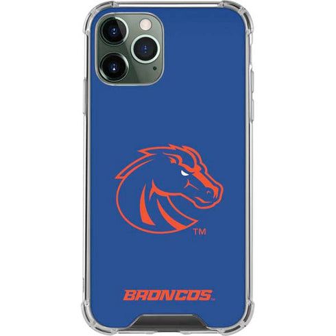 Boise State University Broncos Mascot iPhone 12 Pro Clear Case