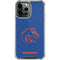 Boise State University Broncos Mascot iPhone 14 Pro Max Clear Case