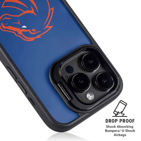 Boise State University Broncos Mascot iPhone 14 Pro Max Kickstand Case