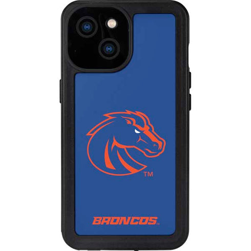 Boise State University Broncos Mascot iPhone 15 Waterproof Case