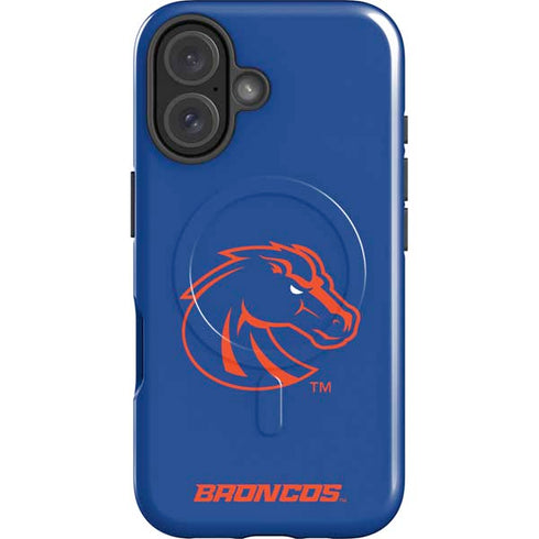 Boise State University Broncos Mascot iPhone 16 Magsafe Impact Case