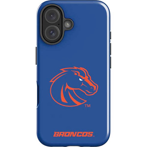 Boise State University Broncos Mascot iPhone 16 Plus Impact Case