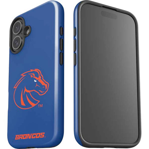 Boise State University Broncos Mascot iPhone 16 Plus Impact Case