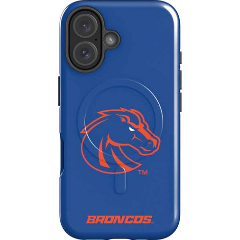Boise State University Broncos Mascot iPhone 16 Plus Magsafe Impact Case