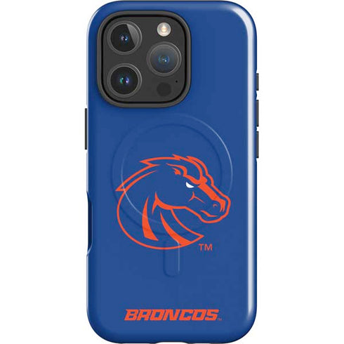 Boise State University Broncos Mascot iPhone 16 Pro Magsafe Impact Case