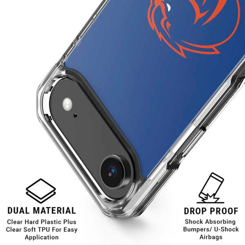 Boise State University Broncos Mascot iPhone 17 Air Clear Case