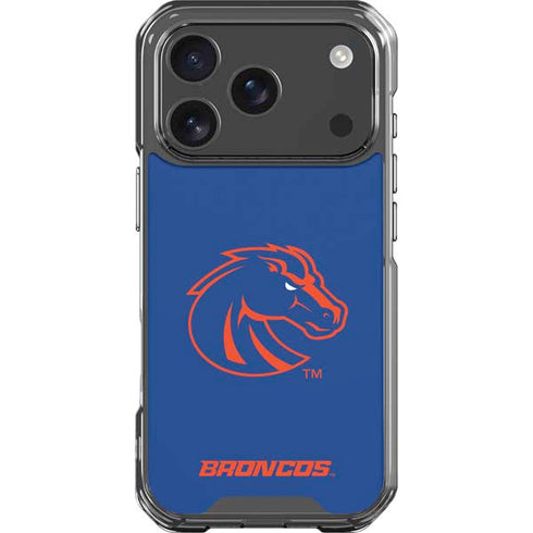 Boise State University Broncos Mascot iPhone 17 Pro Clear Case