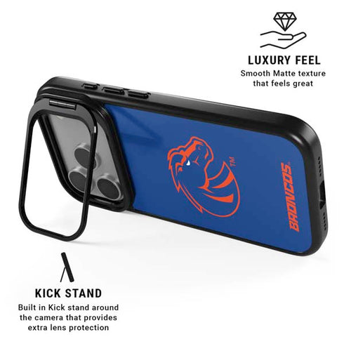 Boise State University Broncos Mascot iPhone 17 Pro Kickstand Case