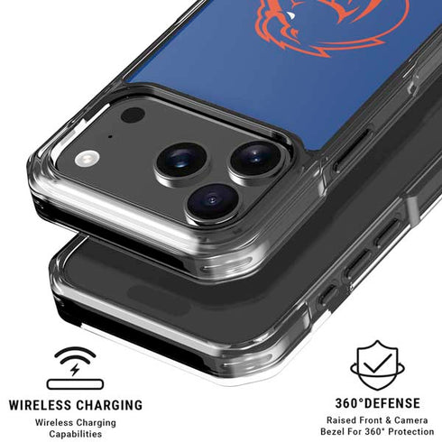 Boise State University Broncos Mascot iPhone 17 Pro Max Clear Case