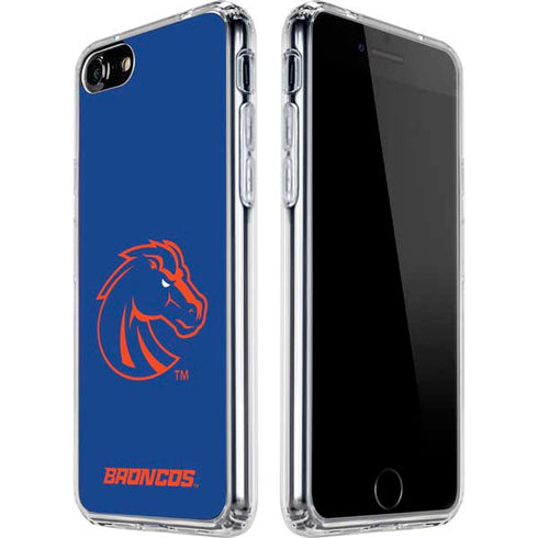 Boise State University Broncos Mascot iPhone SE (2nd & 3rd Gen) Clear Case