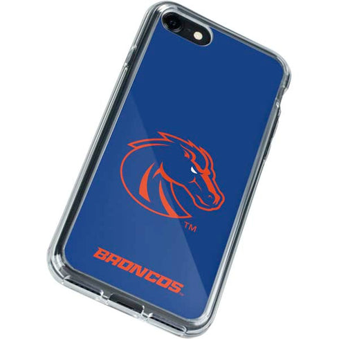 Boise State University Broncos Mascot iPhone SE (2nd & 3rd Gen) Clear Case