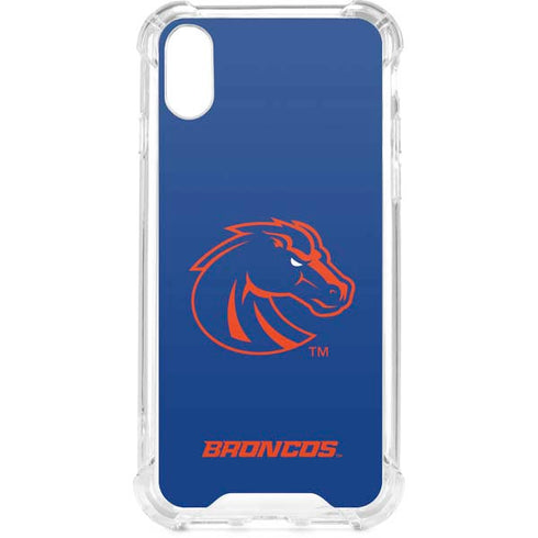 Boise State University Broncos Mascot iPhone XS Clear Case
