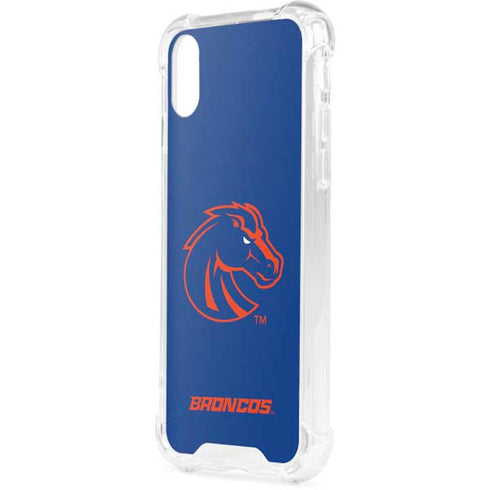 Boise State University Broncos Mascot iPhone XS Clear Case