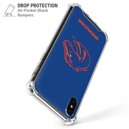 Boise State University Broncos Mascot iPhone XS Max Clear Case