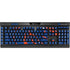 Boise State University Broncos Mascot K95 RGB PLATINUM Mechanical Gaming Keyboard Skin