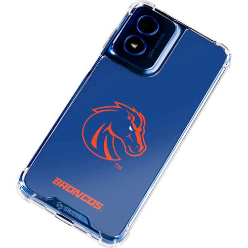 Boise State University Broncos Mascot Moto G Play 4G (2024) Clear Case