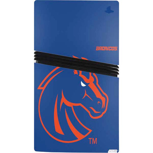 Boise State University Broncos Mascot PS5 Pro Bundle Skin