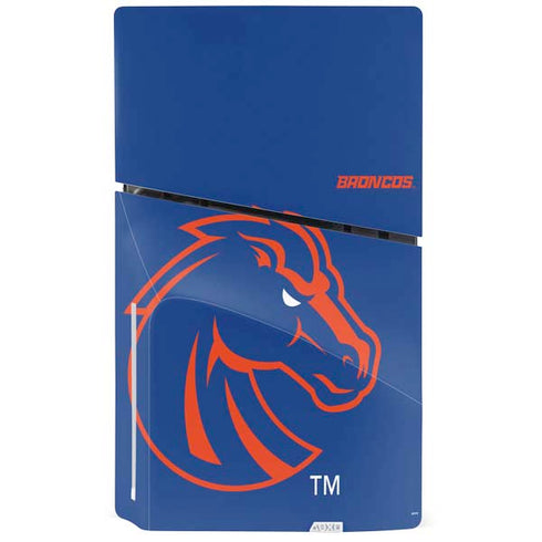 Boise State University Broncos Mascot PS5 Slim Disk Console Skin