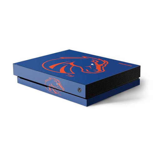 Boise State University Broncos Mascot Xbox One X Console Skin