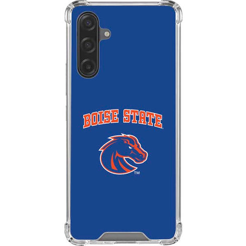 Boise State University Collegiate Text Galaxy A17 Clear Case