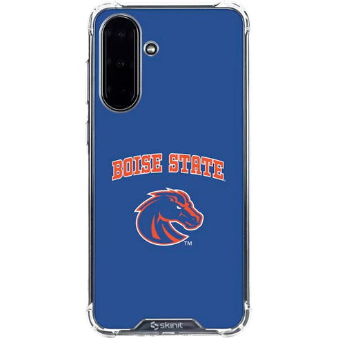 Boise State University Collegiate Text Galaxy A36 5G Clear Case