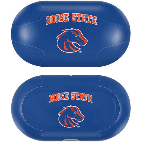 Boise State University Collegiate Text Galaxy Buds Plus Skin
