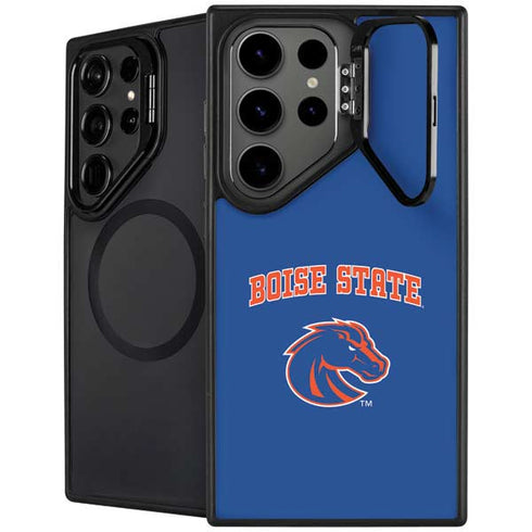 Boise State University Collegiate Text Galaxy S25 Ultra Kickstand Case