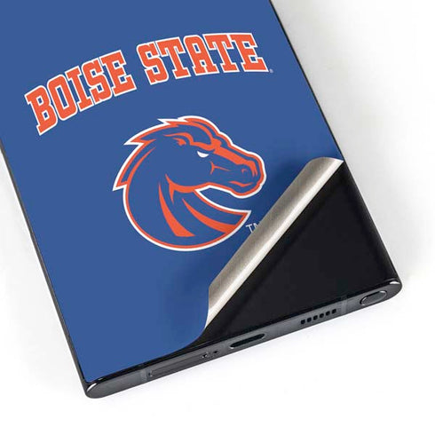 Boise State University Collegiate Text Galaxy S25 Ultra Skin