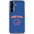 Boise State University Collegiate Text Galaxy S25 Clear Case