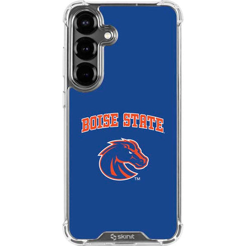 Boise State University Collegiate Text Galaxy S26 Clear Case