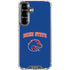 Boise State University Collegiate Text Galaxy S26 Clear Case