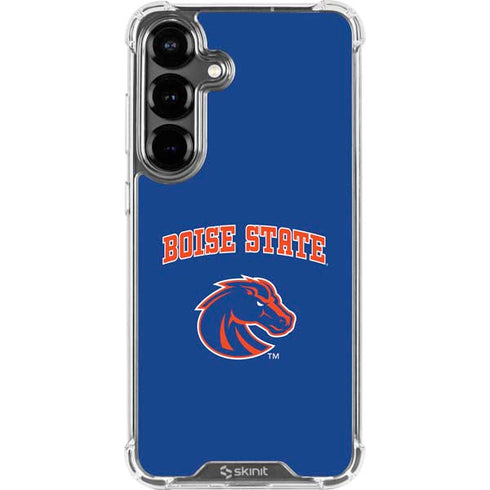 Boise State University Collegiate Text Galaxy S26 Plus Clear Case