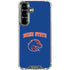 Boise State University Collegiate Text Galaxy S26 Plus Clear Case