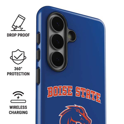 Boise State University Collegiate Text Galaxy S26 Plus Impact Case