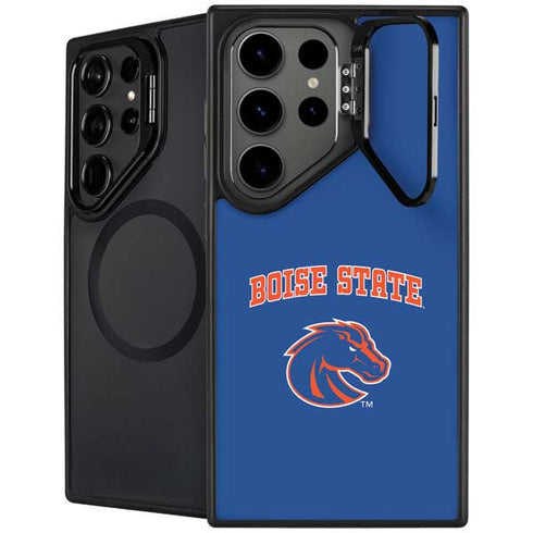 Boise State University Collegiate Text Galaxy S26 Ultra Kickstand Case