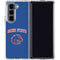 Boise State University Collegiate Text Galaxy Z Fold5 5G Clear Case