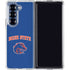 Boise State University Collegiate Text Galaxy Z Fold6 Clear Case