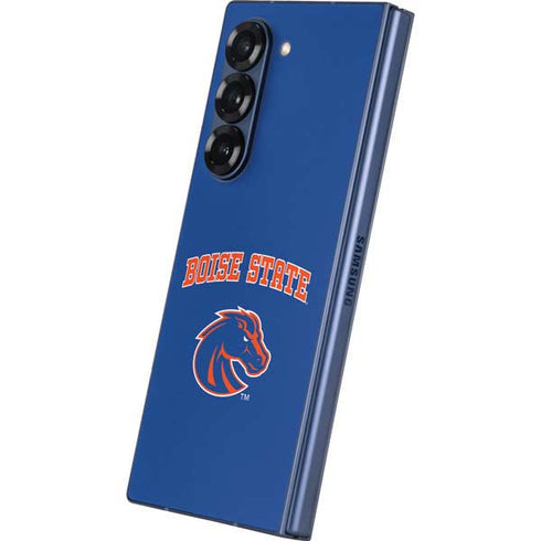 Boise State University Collegiate Text Galaxy Z Fold6 Skin