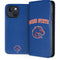 Boise State University Collegiate Text iPhone 15 Plus Folio Case