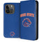 Boise State University Collegiate Text iPhone 15 Pro Folio Case