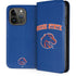 Boise State University Collegiate Text iPhone 15 Pro Folio Case