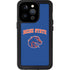 Boise State University Collegiate Text iPhone 15 Pro Waterproof Case