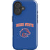 Boise State University Collegiate Text iPhone 16 Impact Case
