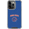 Boise State University Collegiate Text iPhone 16 Pro Clear Case