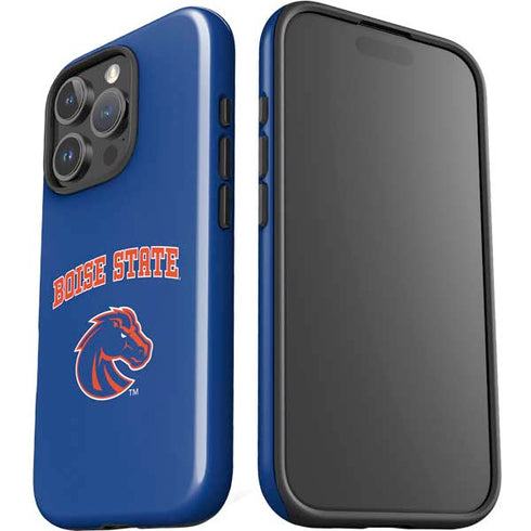 Boise State University Collegiate Text iPhone 16 Pro Impact Case