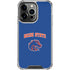 Boise State University Collegiate Text iPhone 16 Pro Max Clear Case