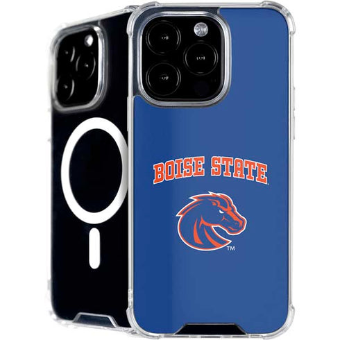 Boise State University Collegiate Text iPhone 16 Pro Max MagSafe Case