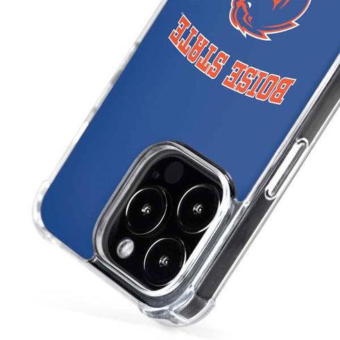 Boise State University Collegiate Text iPhone 16 Pro Max MagSafe Case