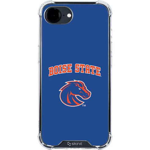 Boise State University Collegiate Text iPhone 16e Clear Case