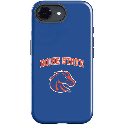 Boise State University Collegiate Text iPhone 16e Impact Case
